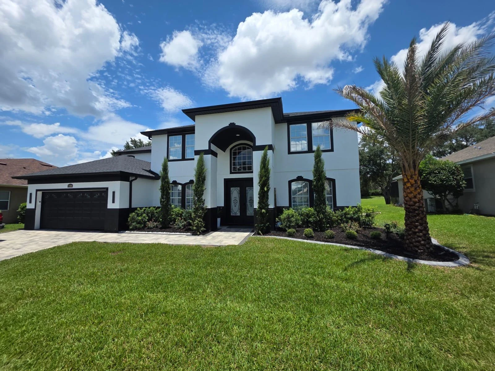 Completed custom home built by Suasot Construction Group in Central Florida